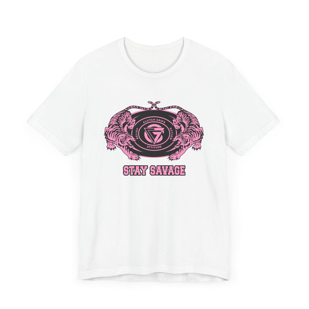 TIGER VS TIGER PINK BLACK  /STAY SAVAGE