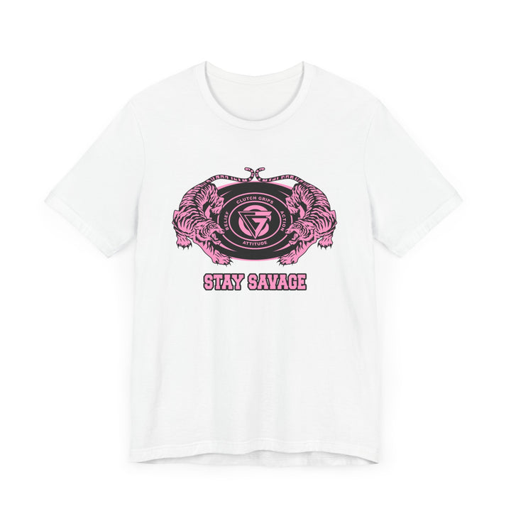 TIGER VS TIGER PINK BLACK  /STAY SAVAGE