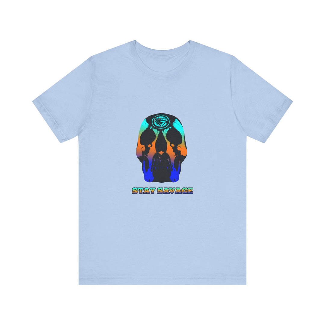 SKULLATOR BLUE ORANGE AQUA  /STAY SAVAGE