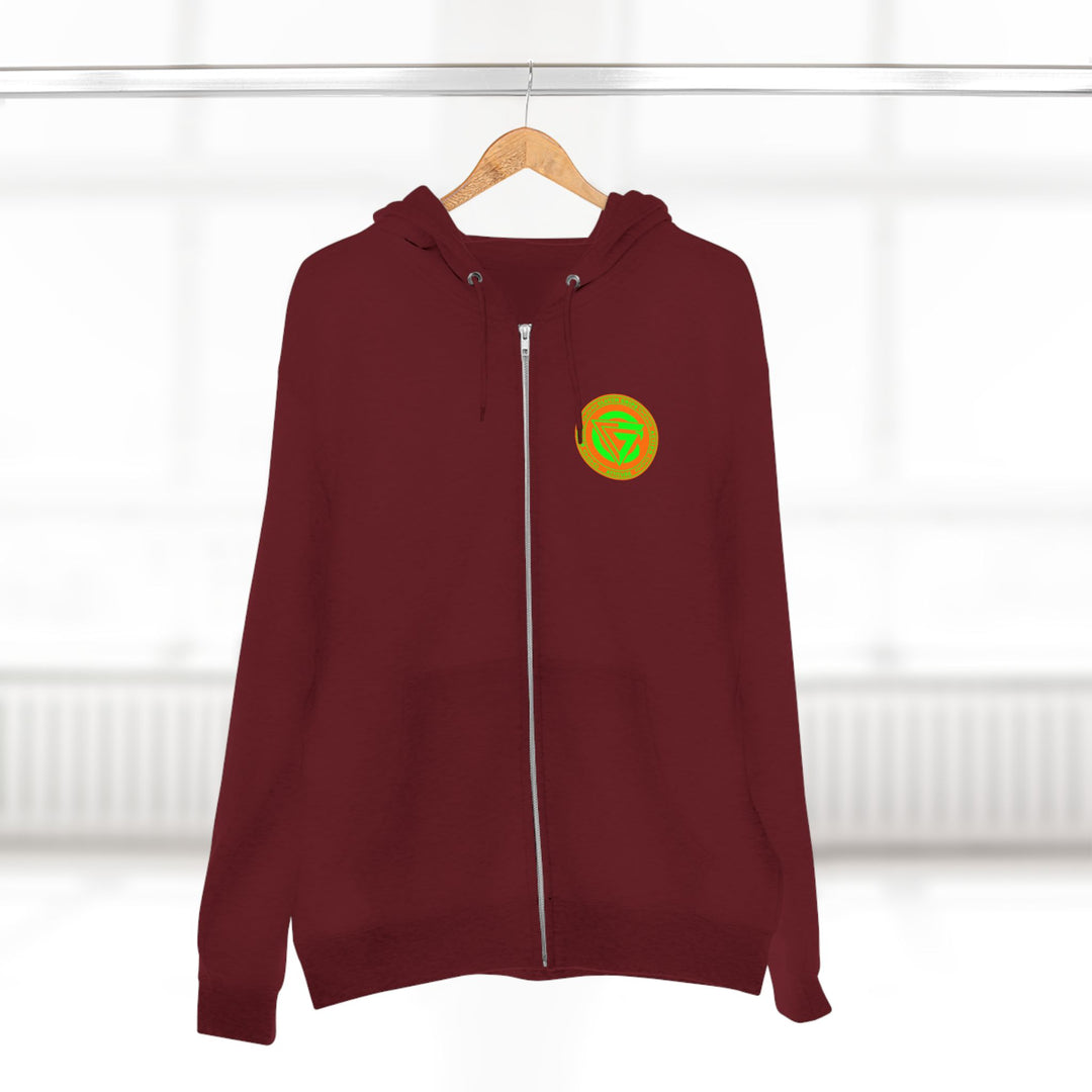 CG DRAGON BELL LIGHTNING ORANGE GREEN/BELEIF ATTITUDE ACTION ZIP UP