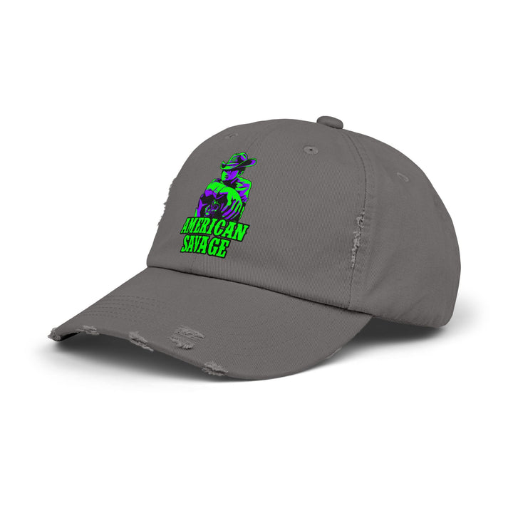 COWBOY KILLER PURPLE GREEN /AMERICAN SAVAGE CAP