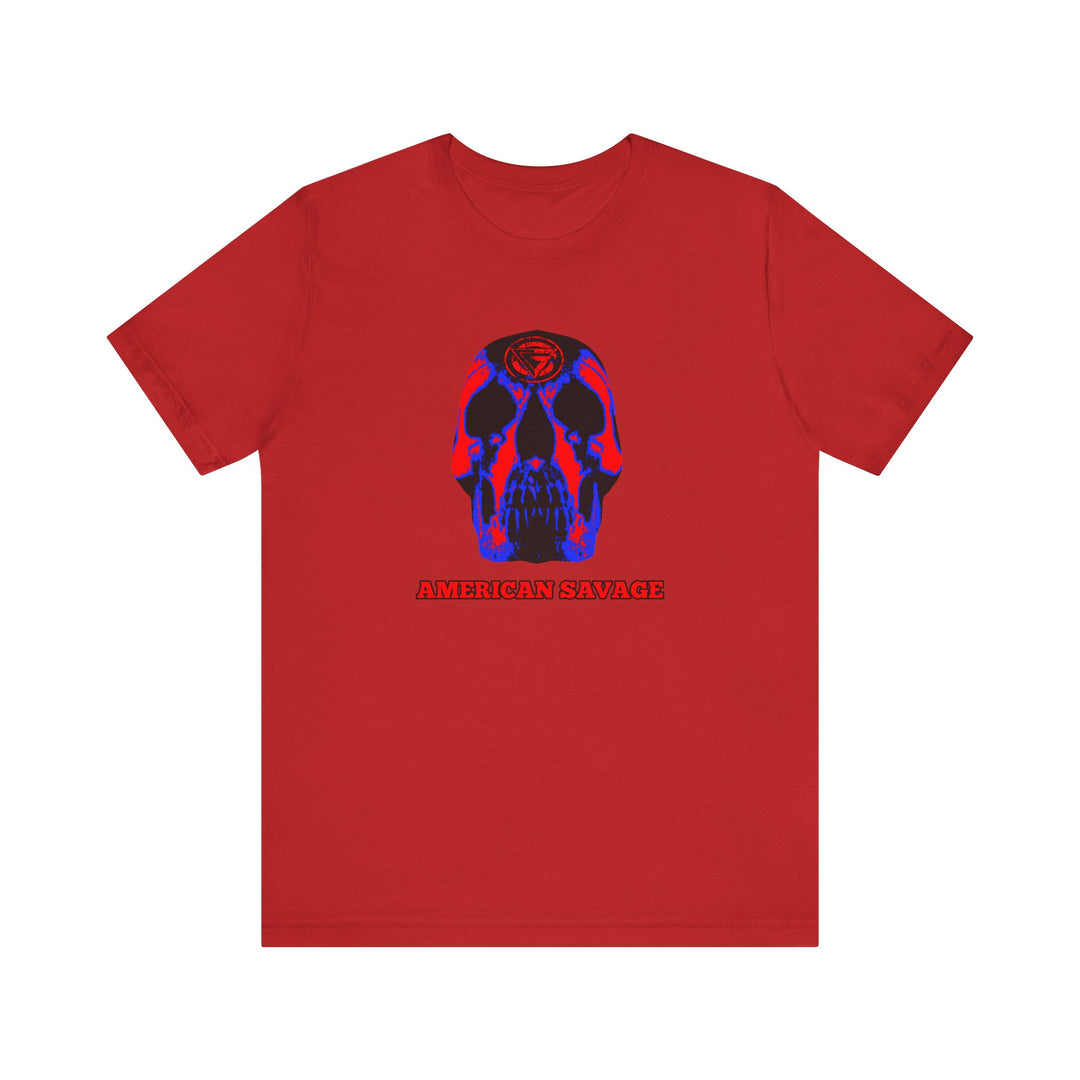 SKULLATOR RED BLUE /AMERICAN SAVAGE