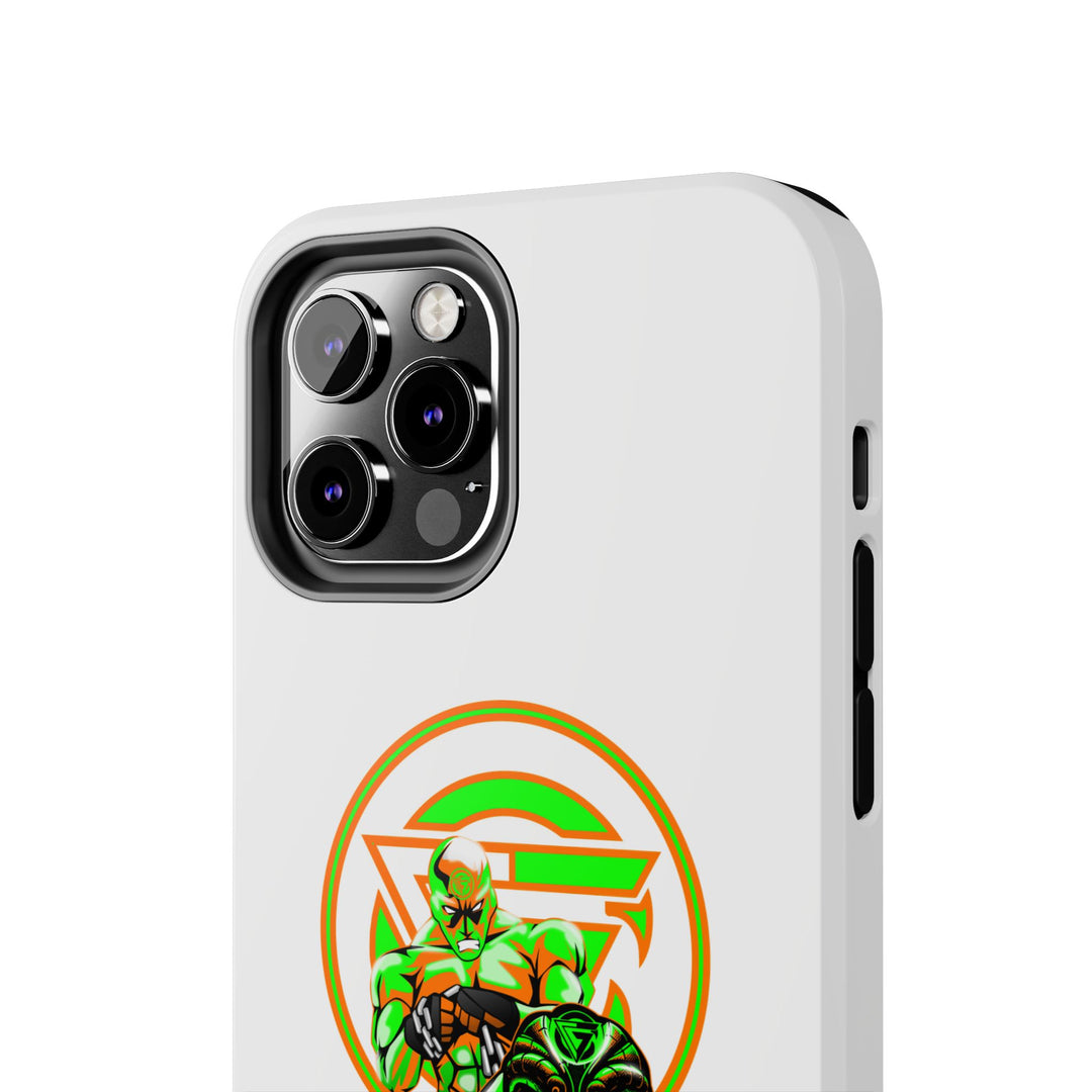ANGRY DOG ORANGE GREEN PHONE CASE /LIFT OR DIE
