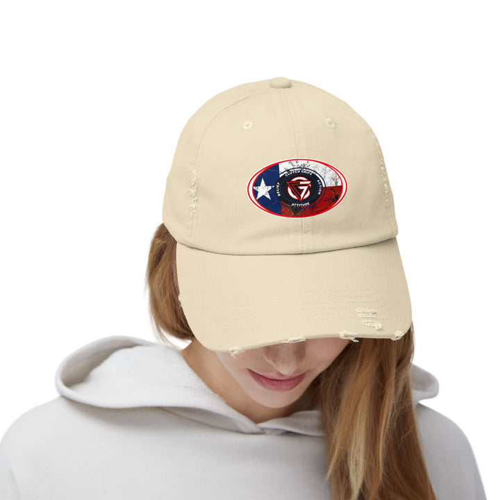 CG TEXAS FLAG LONE STAR OVAL CAP
