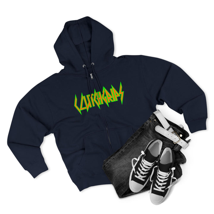 CG LIFT KICK ORANGE GREEN FADE/STAY SAVAGE ZIP UP