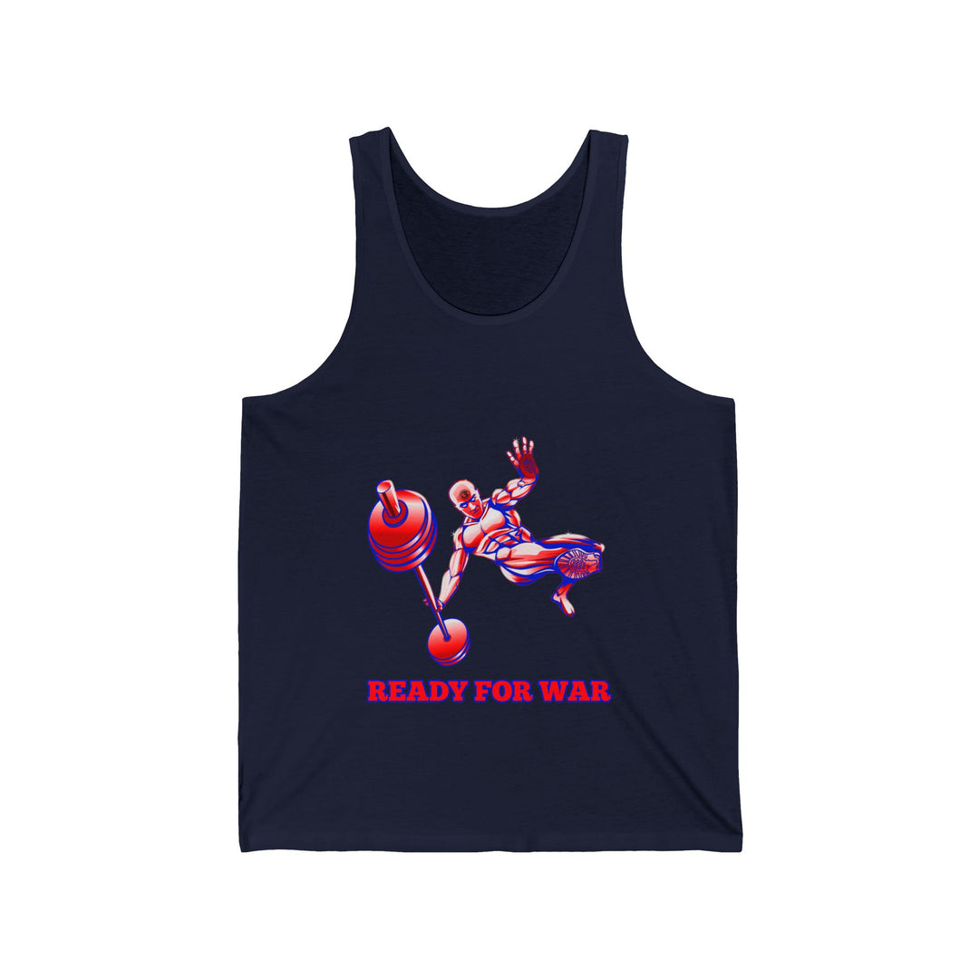 MAC-JUMP RED WHITE BLUE TANK/ READY FOR WAR