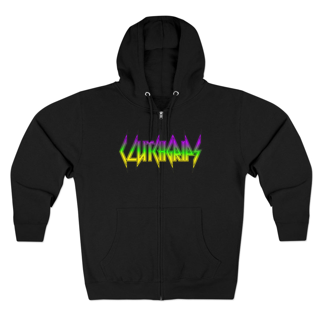 CG LIFT KICK YELLOW GREEN PURPLE FADE /KILL OR BE KILLED ZIP UP