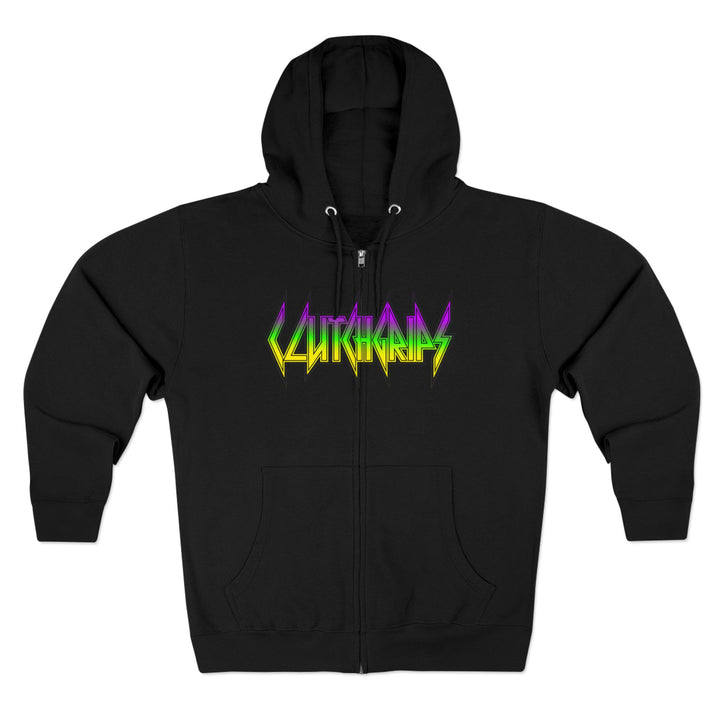 CG LIFT KICK YELLOW GREEN PURPLE FADE /KILL OR BE KILLED ZIP UP