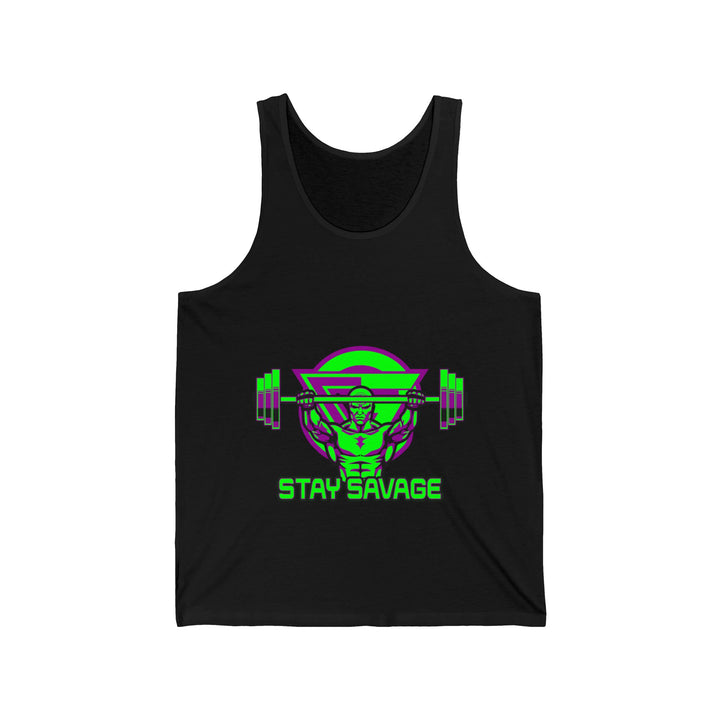 ENTER THE MAC PURPLE GREEN TANK/STAY SAVAGE