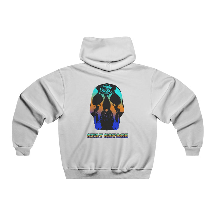SKULLATOR-BLUE ORANGE AQUA FADE/STAY SAVAGE