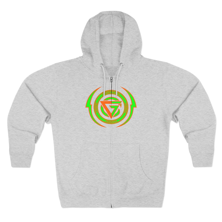 SPARTAN LIFT ORANGE GREEN  /LIFT HARDER ZIP UP