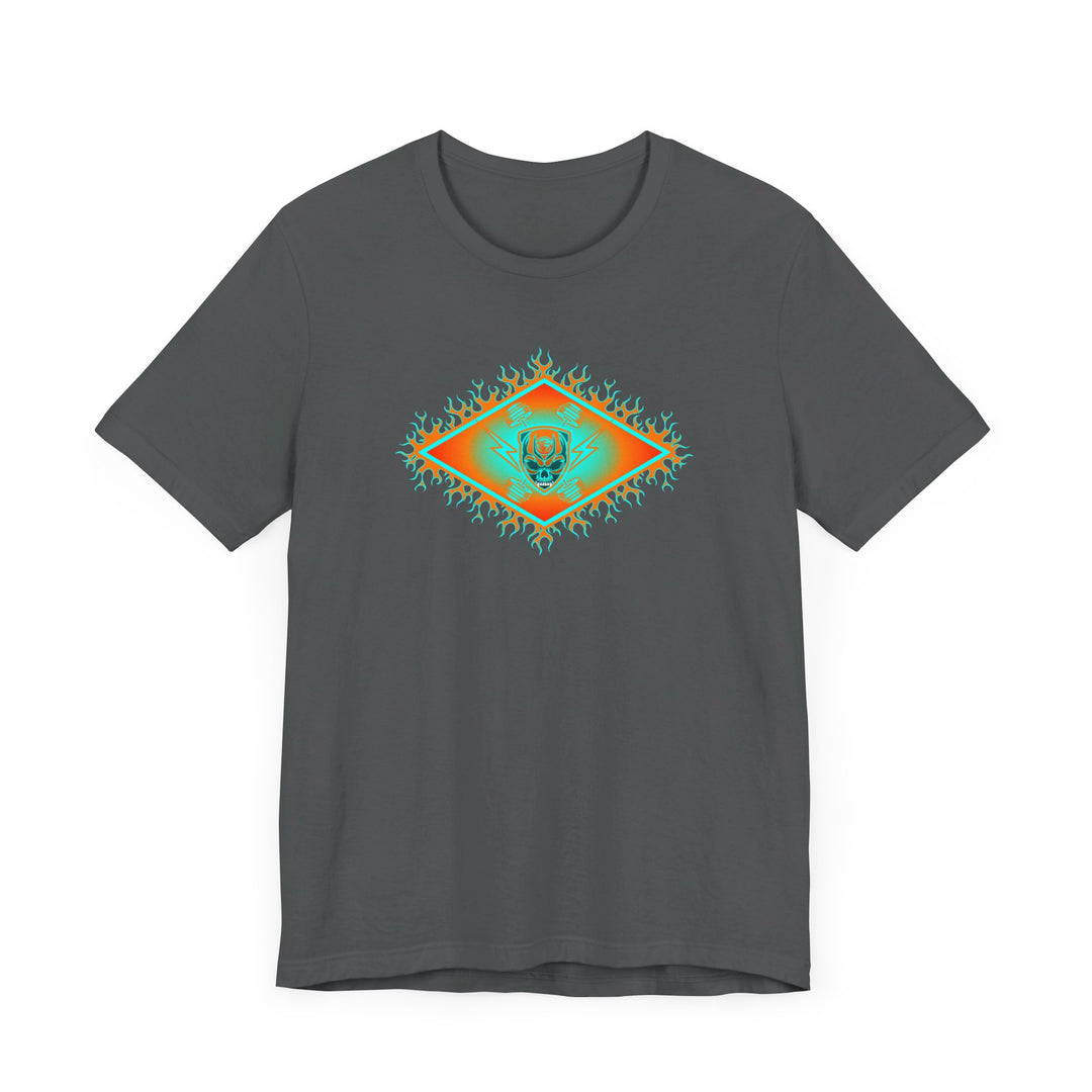 MIAMI AQUA ORANGE DIAMOND SKULLATOR DOUBLE BELL
