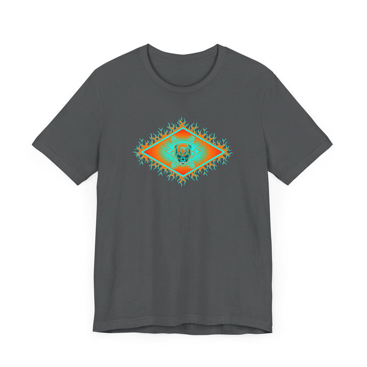MIAMI AQUA ORANGE DIAMOND SKULLATOR DOUBLE BELL