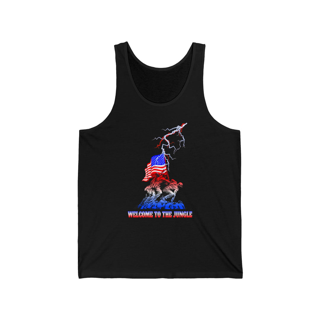 CG AMERICAN BAD ASS RED WHITE BLUE FADE /WELCOME TO THE JUNGLE