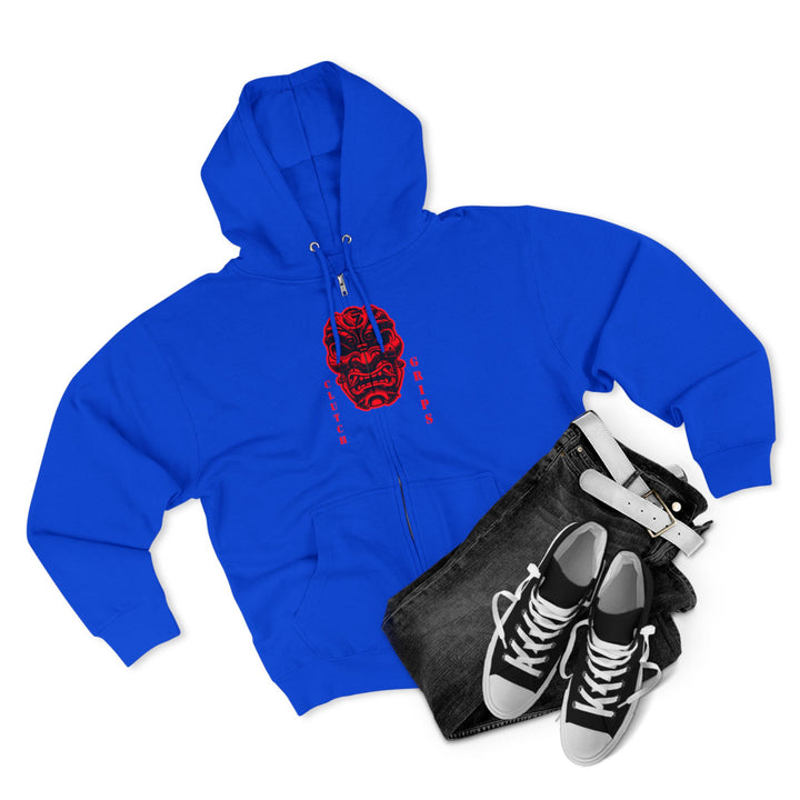 CG  NAVY SEAL TRIBUTE  RIP RED BLACK /DONT BE A BITCH ZIP UP