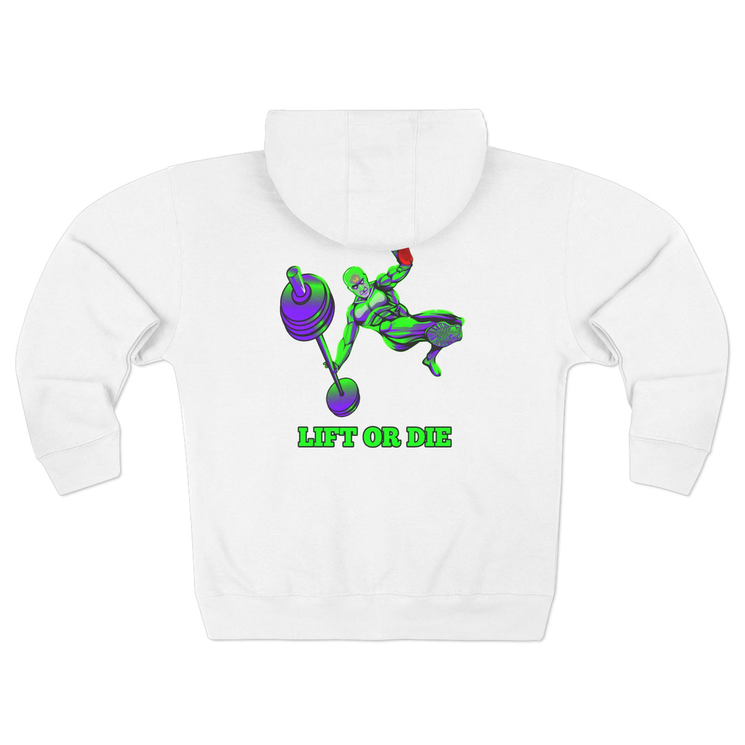 CG MAC JUMP PURPLE GREEN/LIFT OR DIE ZIP UP