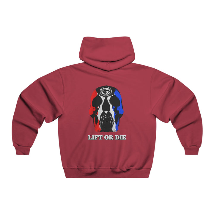 SKULLATOR- RED WHITE BLUE/LIFT OR DIE