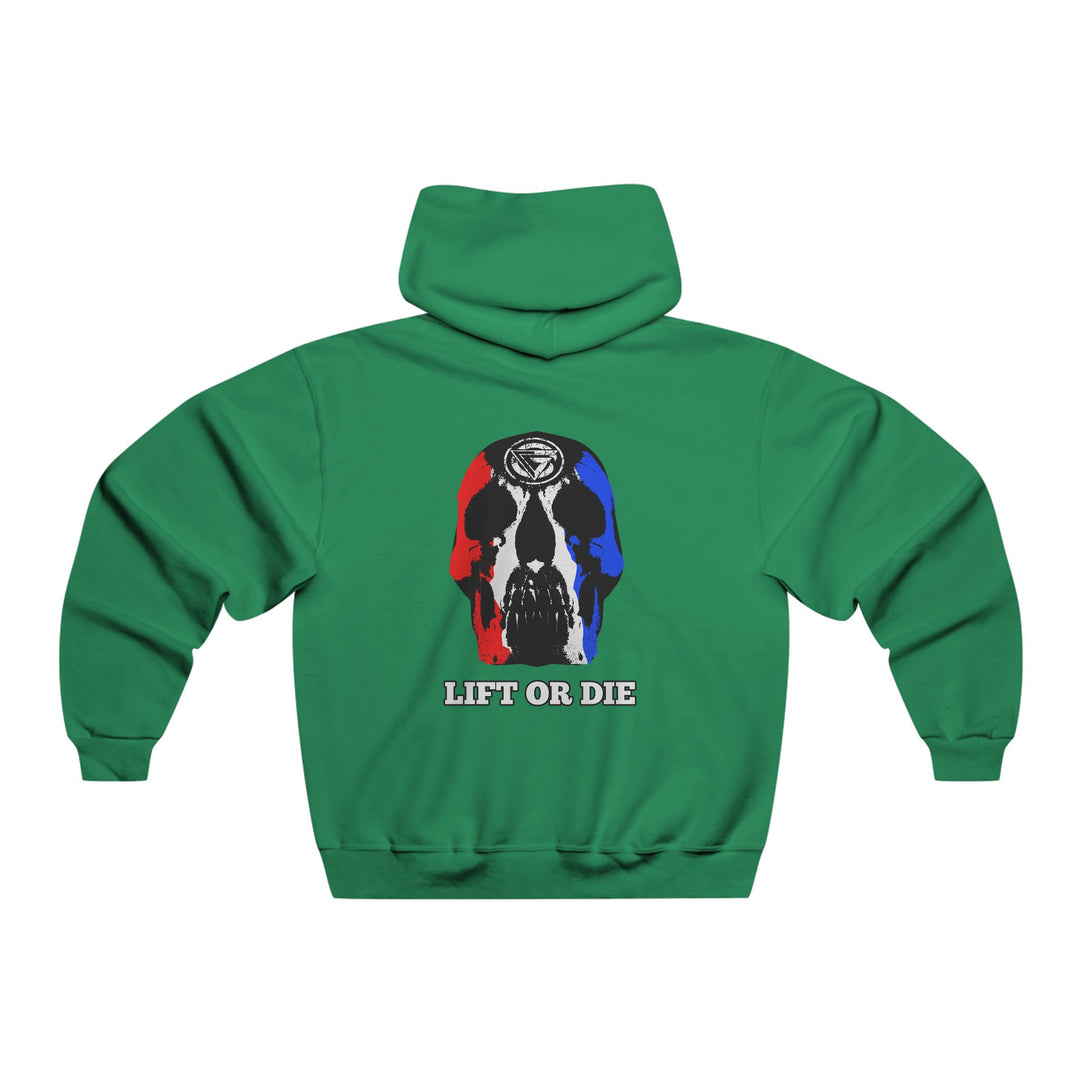 SKULLATOR- RED WHITE BLUE/LIFT OR DIE