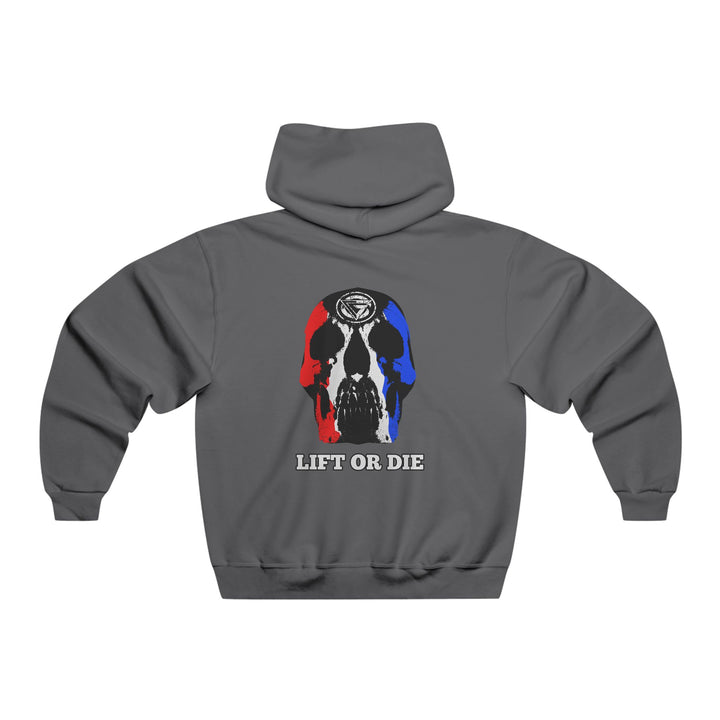 SKULLATOR- RED WHITE BLUE/LIFT OR DIE