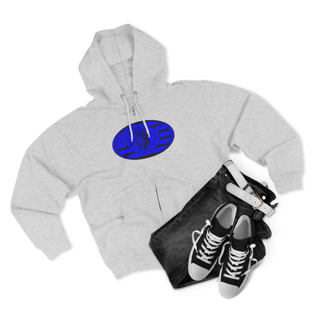 MAC WICK LIFT BLUE CG FLAG /LIFT OR DIE ZIP UP