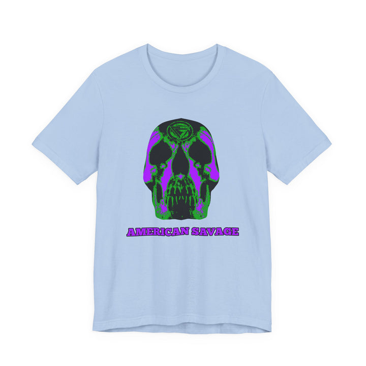 SKULLATOR PURPLE GREEN  /AMERICAN SAVAGE
