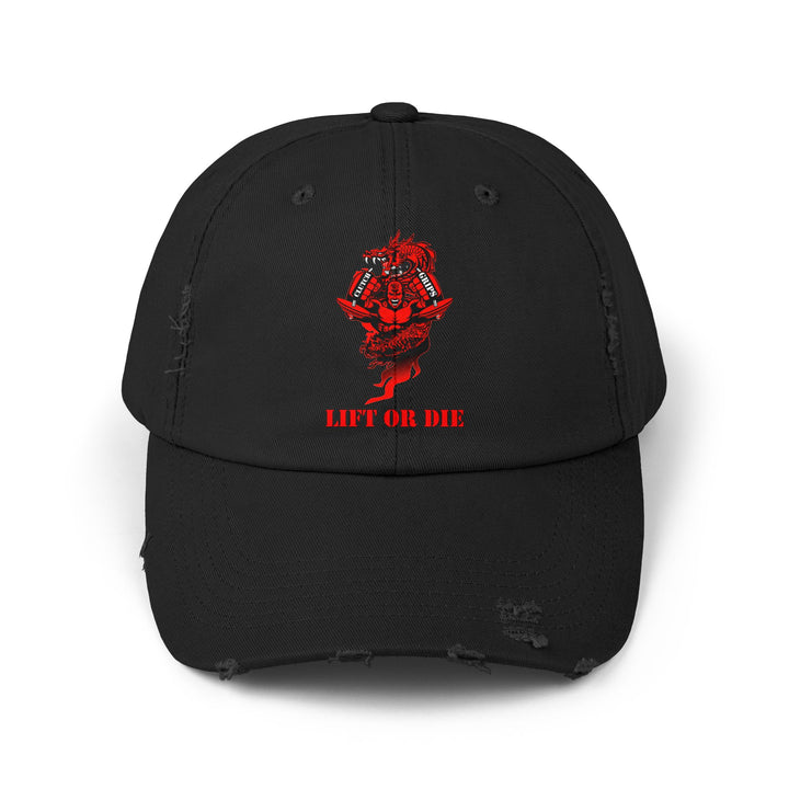 MAC DRAGON BARBELL SNAP RED/LIFT  OR DIE CAP