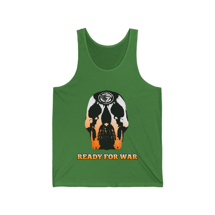 SKULLATOR TANK ORANGE TO WHITE FADE /READY FOR WAR