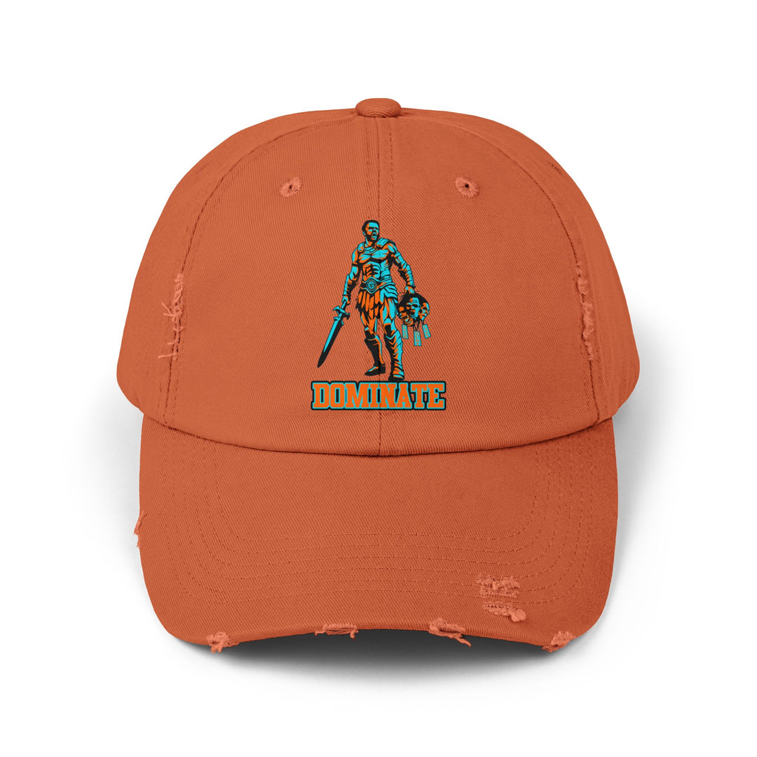 CG MAN ON A MISSION ORANGE AQUA/DOMINATE CAP