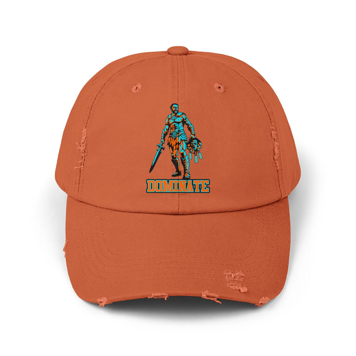 CG MAN ON A MISSION ORANGE AQUA/DOMINATE CAP