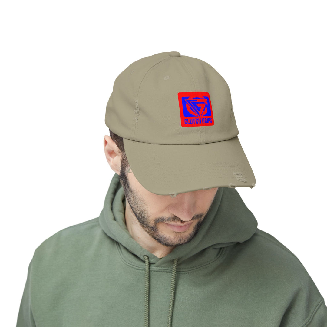 CG SQUARE LOGO RED BLUE CAP