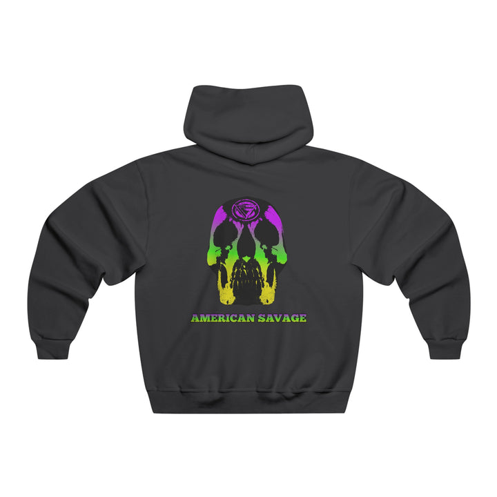 SKULLATOR- YELLOW GREEN PURPLE FADE/AMERICAN SAVAGE