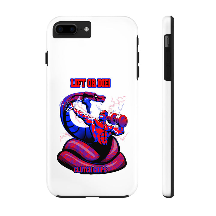 MAC VS SNAKE PHONE CASE RED BLUE /LIFT OR DIE