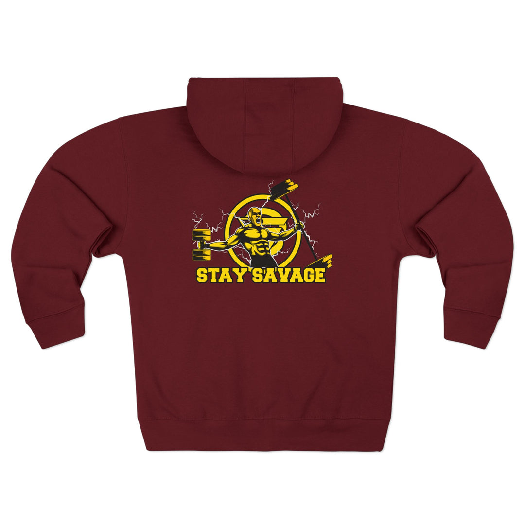 SPARTAN LIFT YELLOW BLACK /STAY SAVAGE ZIP UP