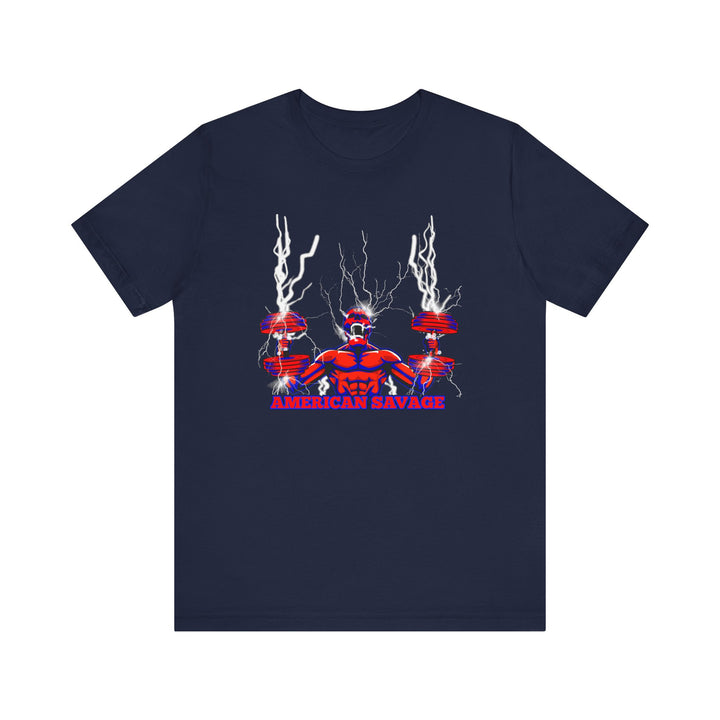 RIDE THE LIGHTNING RED BLUE/AMERICAN SAVAGE