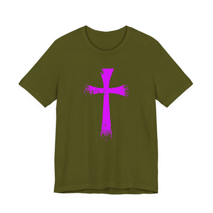 CG CRUSADER FAITH SHIRT BURPLE CROSS