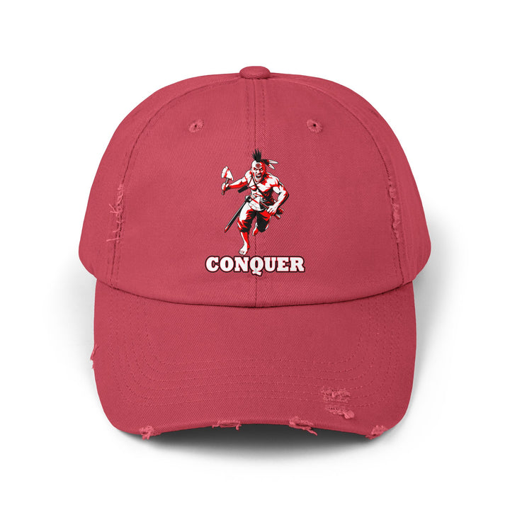 MAC BRAVE RED WHITE/CONQUER CAP