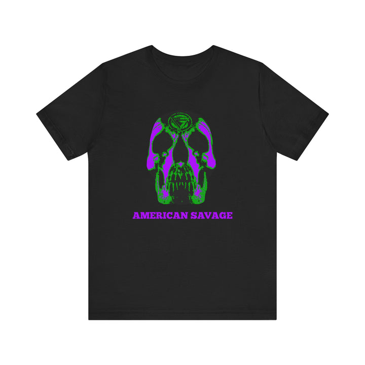 SKULLATOR PURPLE GREEN  /AMERICAN SAVAGE