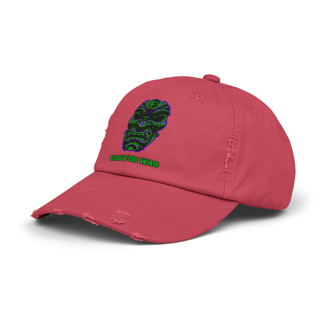 CG SAMURAI MASK PURPLE GREEN /READY FOR WAR CAP