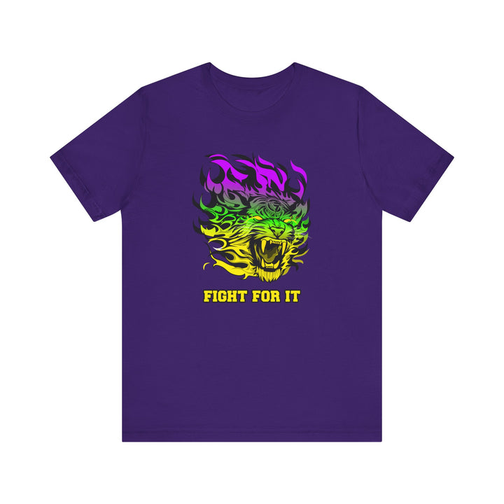 TIGER FLAME YELLOW GREEN PURPLE /FIGHT FOR IT