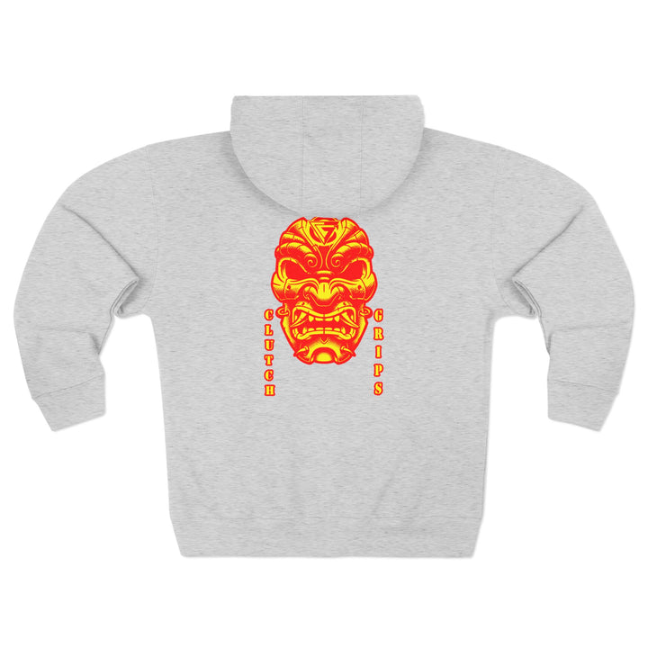 CG SAMURAI MASK ORANGE GOLD /CLUTCHGRIPS ZIP UP