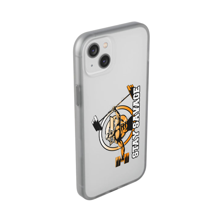 SPARTAN LIFT ORANGE WHITE PHONE CASE/STAY SAVAGE