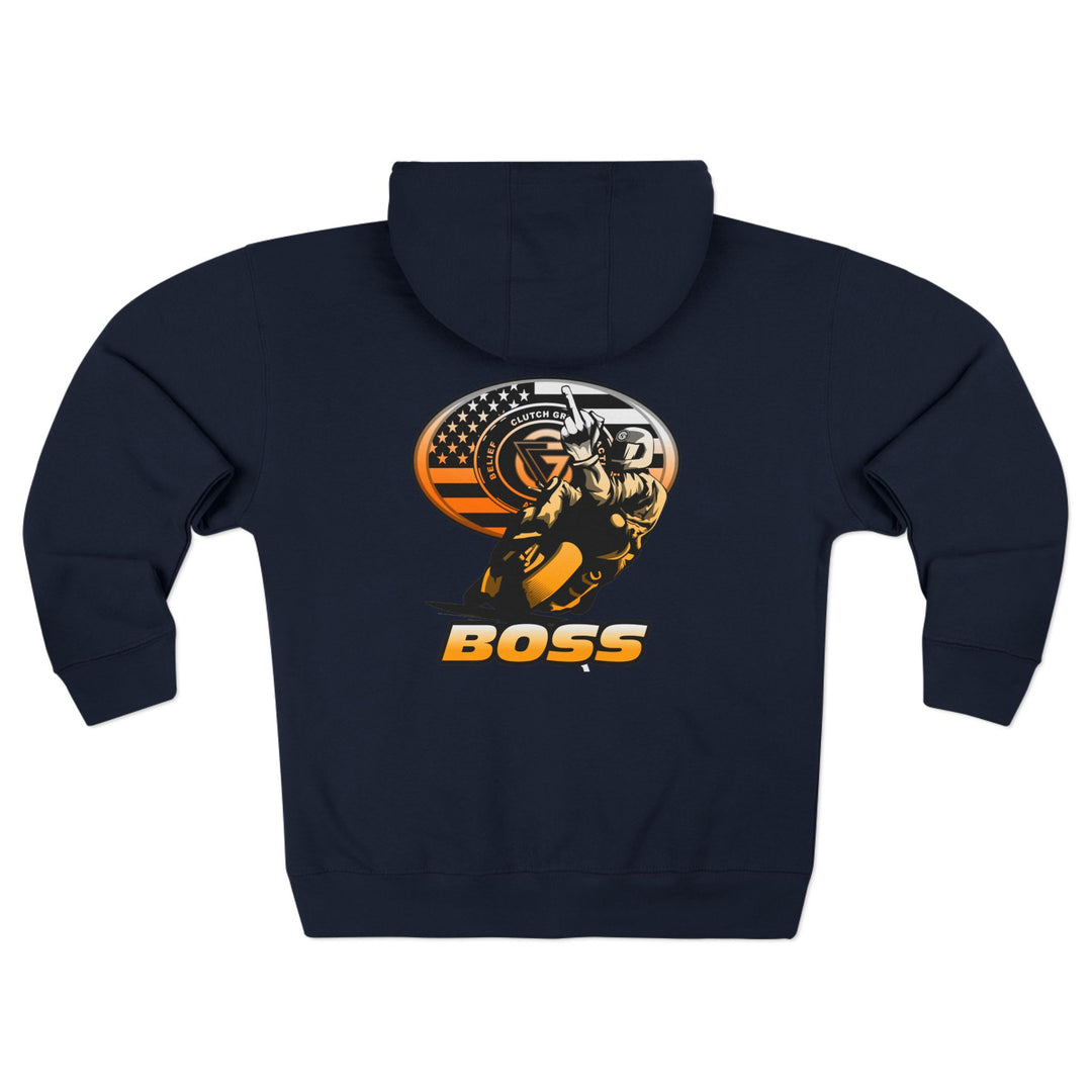 EZ RIDER ORANGE WHITE FADE /BOSS ZIP UP