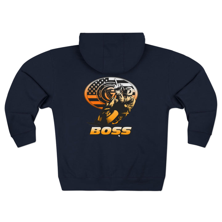 EZ RIDER ORANGE WHITE FADE /BOSS ZIP UP