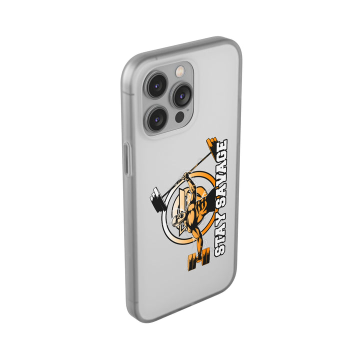 SPARTAN LIFT ORANGE WHITE PHONE CASE/STAY SAVAGE
