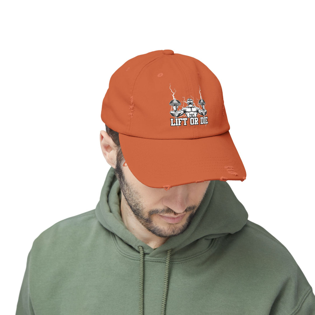 RIDE THE LIGHTNING WHITE/LIFT OR DIE CAP