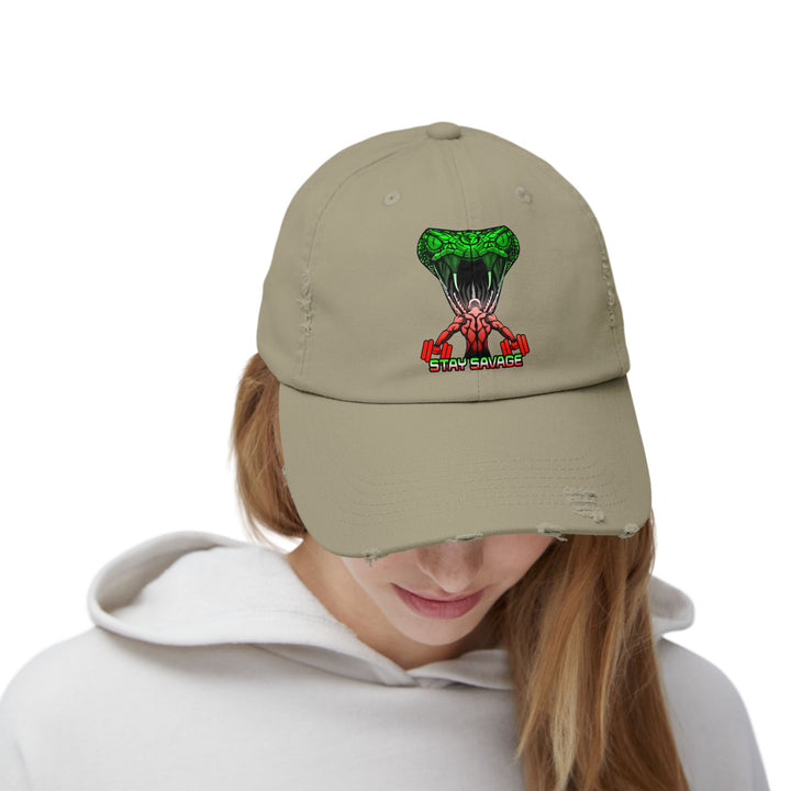 MAN VS VIPER RED WHITE GREEN FADE /STAY SAVAGE CAP