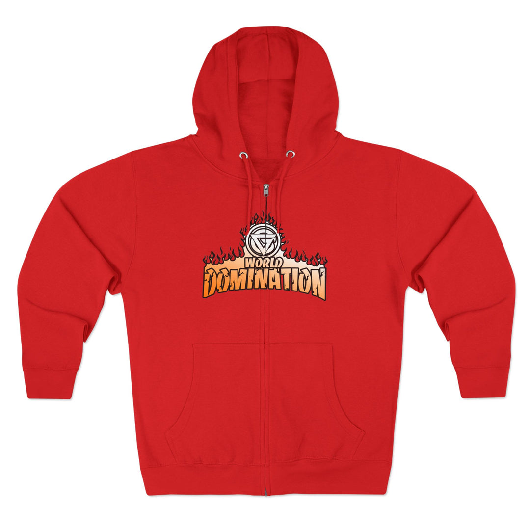 CG LIGHTNING KING ORANGE WHITE FADE/LIFT OR DIE ZIP UP