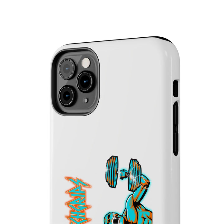 RIDE THE LIGHTNING MIAMI COLORS AQUA ORANGE PHONE CASE/CLUTCHGRIPS