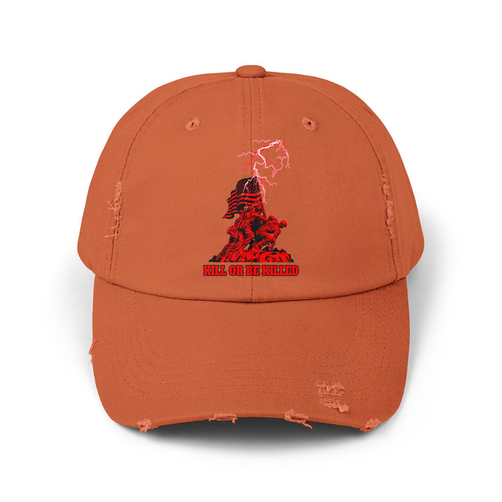 AMERICAN FREEDOM WARRIOR RED/KILL OR BE KILLED CAP