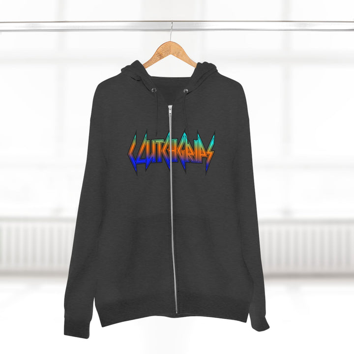 CG SERPENT SLAYER BLUE ORANGE AQUA /DONT BE A BITCH ZIP UP